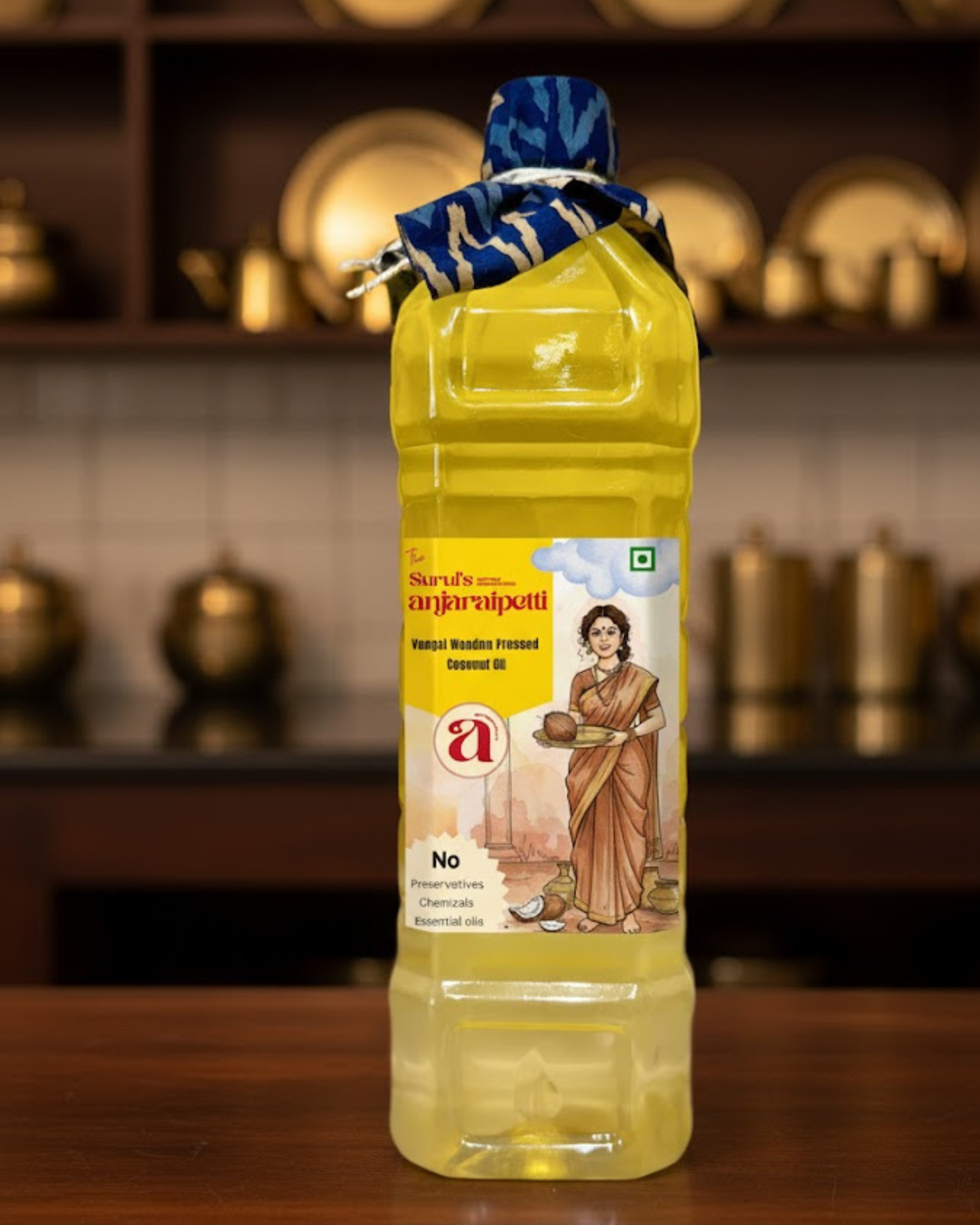 Chettinad Vaagai Wooden Pressed Coconut Oil