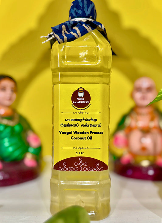Chettinad Vaagai Wooden Pressed Coconut Oil